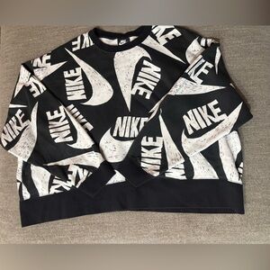 Nike Crewneck Sweater Women’s 3x All-Over Print Logo